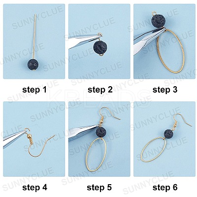 DIY Earring Making Kits DIY-SC0012-32-1