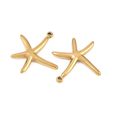 304 Stainless Steel Pendants STAS-L317-01G-1