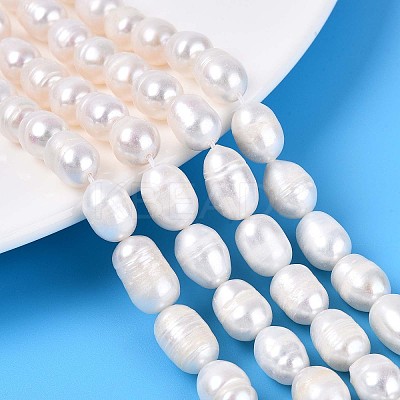 Natural Cultured Freshwater Pearl Beads Strands PEAR-T006-19D-1