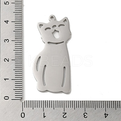 Non-Tarnish 304 Stainless Steel Pendants STAS-K270-23P-1