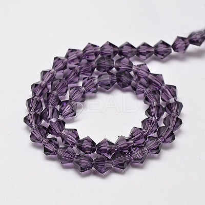 Transparent Glass Beads Strands LS-EGLA-A039-T6mm-D04-1