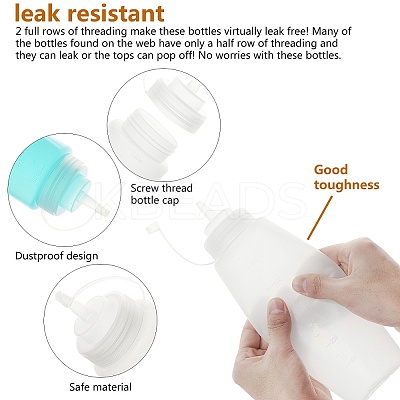 Plastic Squeeze Bottles & Chalkboard Sticker Labels Kits TOOL-PH0017-39-1