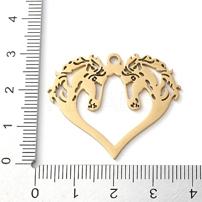 304 Stainless Steel Pendants STAS-R116-10G-1