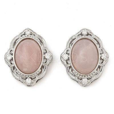 Natural Rose Quartz Multi-Strand Links KK-M304-04P-02-1