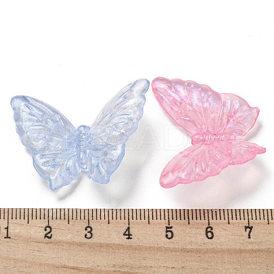 Luminous Transparent Acrylic Beads OACR-E041-09-1