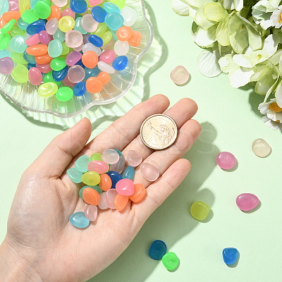 200g Luminous Acrylic Beads OACR-SP0001-79C-1