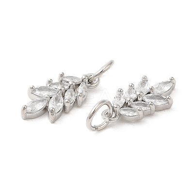 Rack Plating Brass Pave Cubic Zirconia Pendants LS-KK-Z026-02P-1