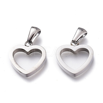 Tarnish Resistant 304 Stainless Steel Pendants STAS-Z006-16P-1