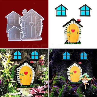 DIY The Door Of The Elves  Decoration Silicone Molds DIY-C031-01-1