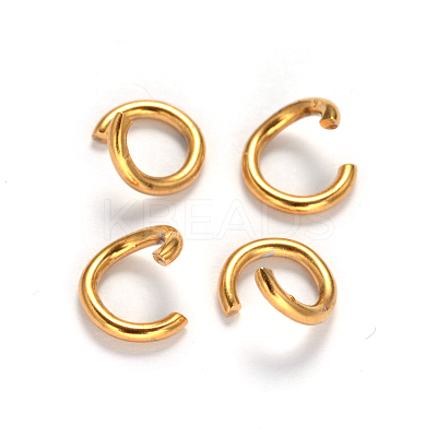 Ion Plating(IP) 304 Stainless Steel Open Jump Rings STAS-G170-45G-1