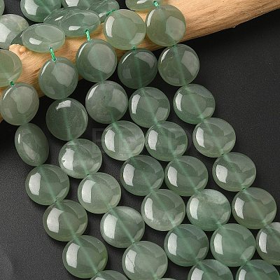 Natural Green Aventurine Beads Strands G375-27-1