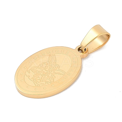 Ion Plating(IP) 304 Stainless Steel Pendants STAS-H356-07G-1