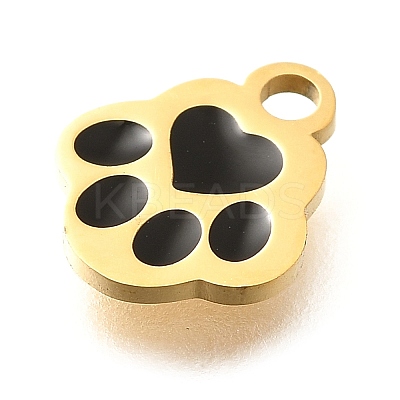 304 Stainless Steel Enamel Charms STAS-L022-466G-01-1