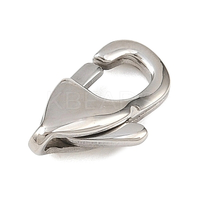 316 Stainless Steel Lobster Claw Clasps STAS-C154-02E-P-1