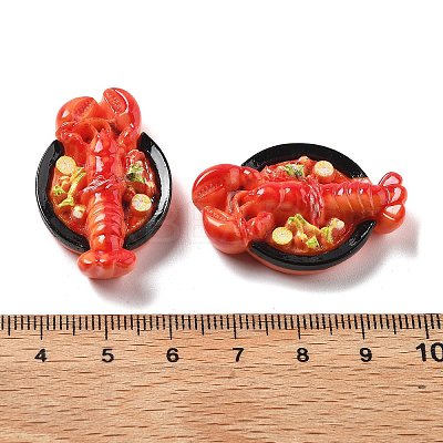 Cute Mini Food Series Resin Cabochons LS-CRES-I038-01G-1