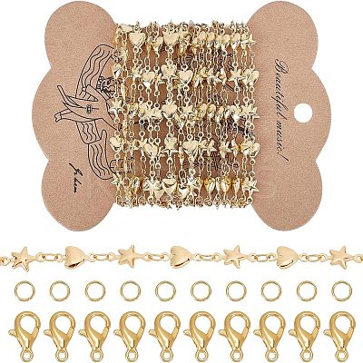 2.5M Brass Link Chains DIY-CA0002-14-1