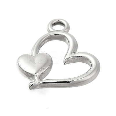Anti-Tarnish 304 Stainless Steel Pendants STAS-D192-12P-1