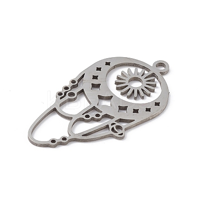 Non-Tarnish 201 Stainless Steel Pendants STAS-K250-09P-1