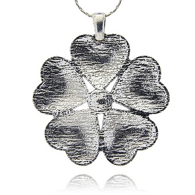 Alloy Rhinestone Big Pendants TIBEP-M001-42-1
