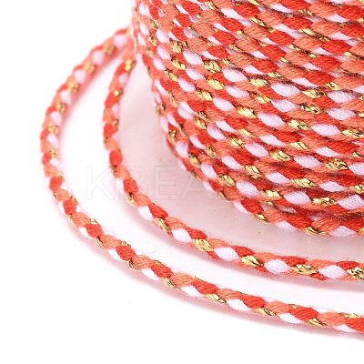 4-Ply Polycotton Cord with Metallic Thread OCOR-Z003-C02-1