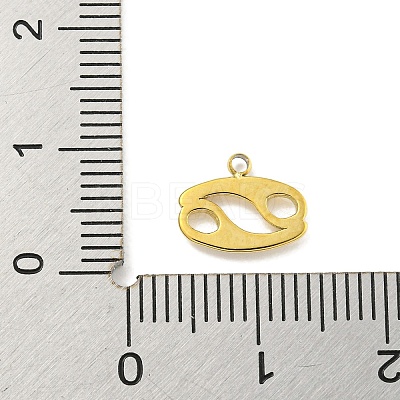 Real 18K Gold Plated PVD Vacuum Plating 304 Stainless Steel Pendants STAS-L278-002G-04-1