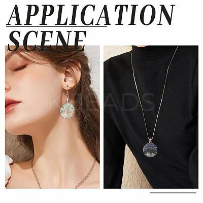 10Pcs 10 Style Mixed Gemstone Pendants G-PH0019-19-1