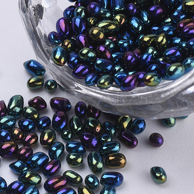 Plated Glass Seed Beads SEED-Q030-A-05-1