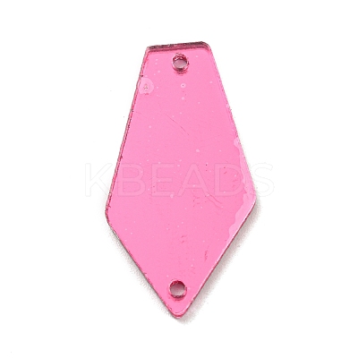Pentagon Tie Acrylic Sew On Mirror Rhinestones MACR-G065-07A-02-1