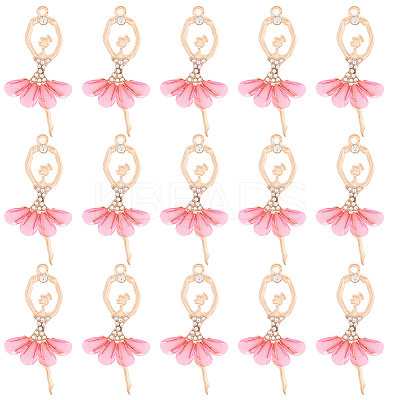 20Pcs Transparent Resin Big Pendants RESI-SC0002-58-1