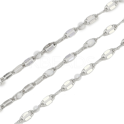 Brass Dapped Chains AJEW-Q153-02P-17-1