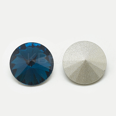 Pointed Back Glass Rhinestone Cabochons RGLA-T086-14mm-14-1