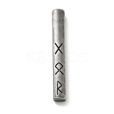 Retro 304 Stainless Steel Pendants STAS-V008-32AS-03-1