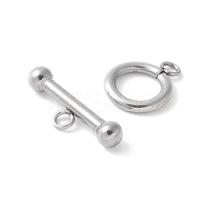 304 Stainless Steel Toggle Clasps STAS-Z124-01A-P-1