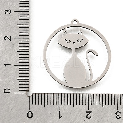 201 Stainless Steel Pendants STAS-S176-03P-1-1