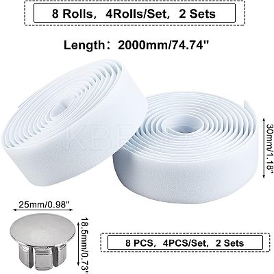 SUPERFINDING Artificial Leather Road Bike Handlebar Tapes FIND-FH0002-17-1