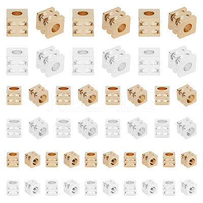 140Pcs 6 Styles Brass Beads KK-PH0003-90-1