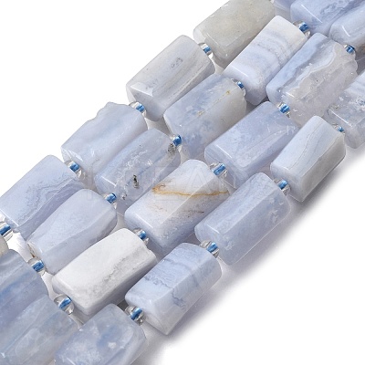 Natural Blue Lace Agate Beads Strands GG-CBA8682-A03-1
