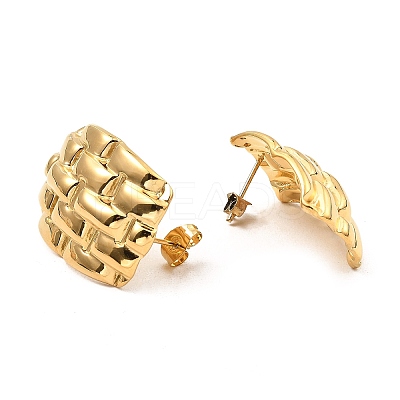 304 Stainless Steel Stud Earrings for Women EJEW-E291-09G-1
