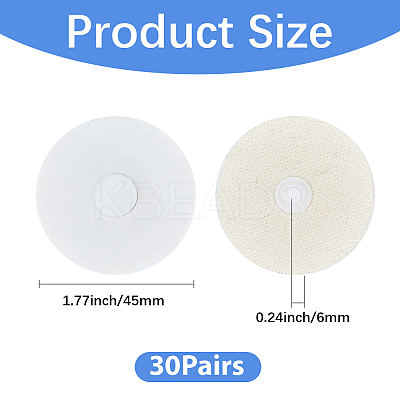 30 Pairs Cotton Duvet Holder Anti-Run Buckle AJEW-SP0004-49-1