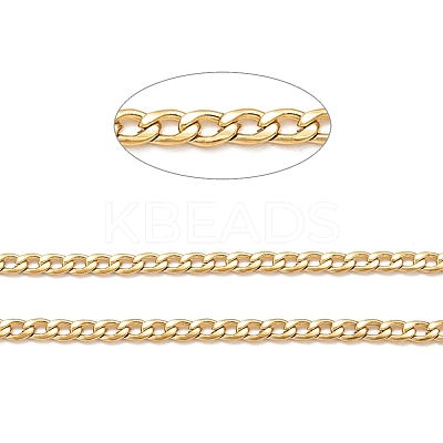3.28 Feet Ion Plating(IP) 304 Stainless Steel Twisted Chain Curb Chains X-CHS-H007-29G-1