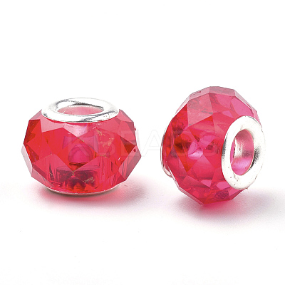Acrylic European Beads GPDL-S040-M-1
