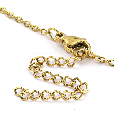 304 Stainless Steel Cable Chains Necklace Makings LS-AJEW-P119-04A-G-1