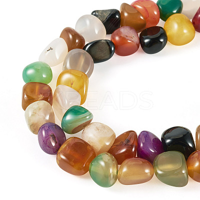 1 Strand Natural Agate Beads Strands G-TA0003-11-1