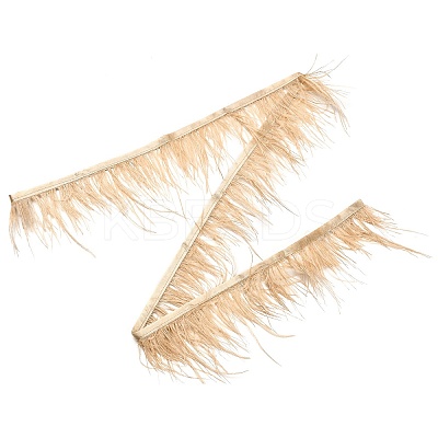 2Pcs 2 Colors Fashion Ostrich Feather Trimming DIY-XCP0002-78-1