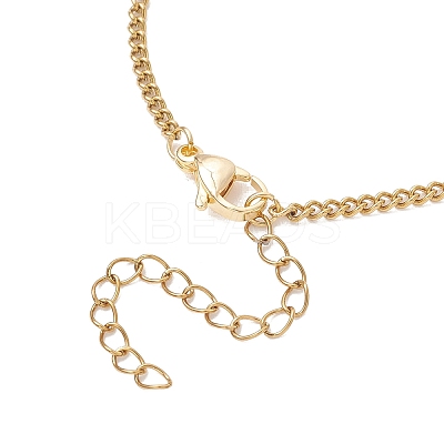 Adjustable 304 Stainless Steel Curb Chain Slider Bracelets BJEW-JB13289-1