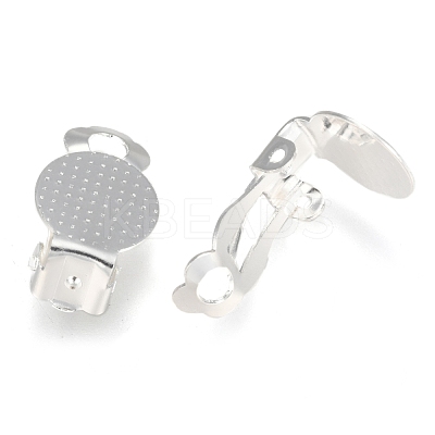 304 Stainless Steel Clip-on Earring Findings STAS-E482-16S-1