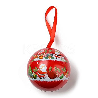 Tinplate Round Ball Candy Storage Favor Boxes CON-Q041-01D-1