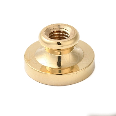 Golden Tone Wax Seal Brass Stamp Heads AJEW-U008-02G-07-1