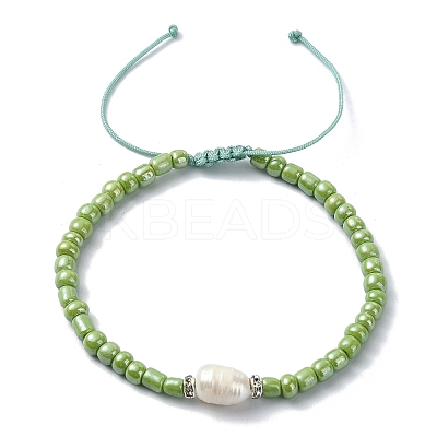 6Pcs 6 Colors Glass Seed Bead Bracelets BJEW-JB09991-1