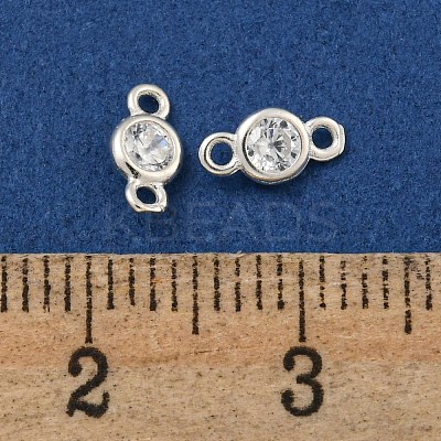 925 Sterling Silver Connector Charms STER-C007-07A-S-1